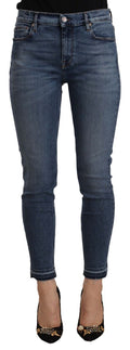 Don The Fuller Blue Slim Fit Jeans in Mid-Rise Cotton Denim