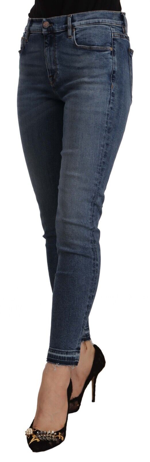 Don The Fuller Blue Slim Fit Jeans in Mid-Rise Cotton Denim