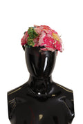Dolce & Gabbana Multicolor Sequin Lurex Black Headband