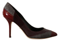 Dolce & Gabbana Multicolor Exotische Leder Absätze Pumps Schuhe