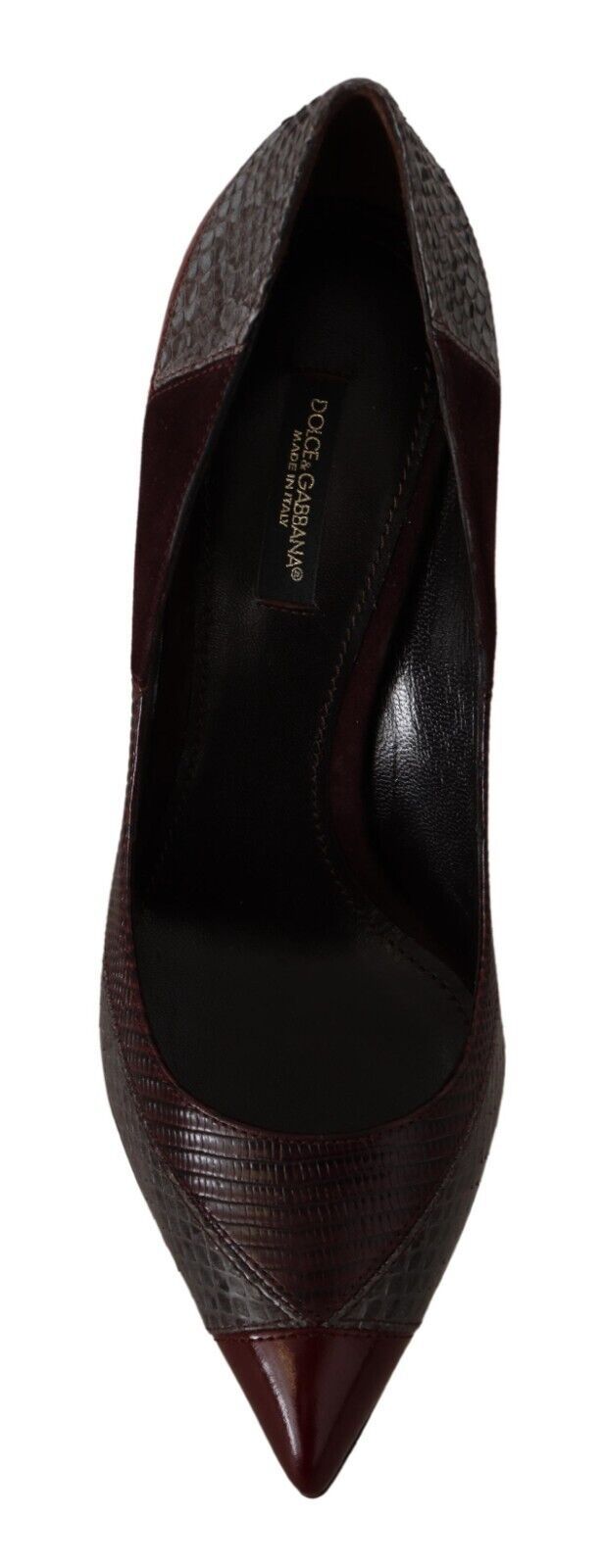 Dolce & Gabbana Multicolor Exotische Leder Absätze Pumps Schuhe