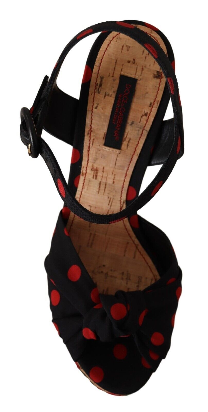 Dolce & Gabbana Multicolor Platform Wedge Sandals Charmeuse Shoes