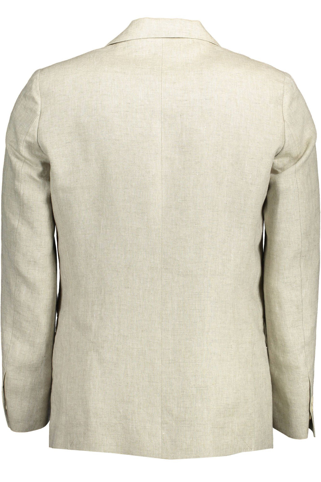 Gant Classic Beige Linen Jacket with Logo Details
