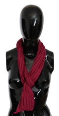 John Galliano Bordeaux Halswickelschal Foulardschal