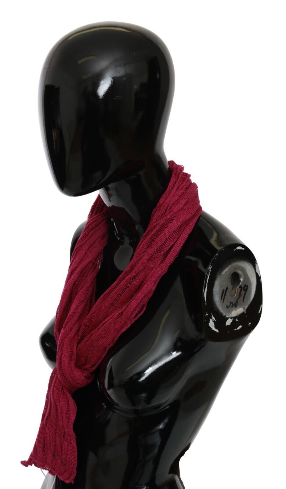 John Galliano Bordeaux Halswickelschal Foulardschal