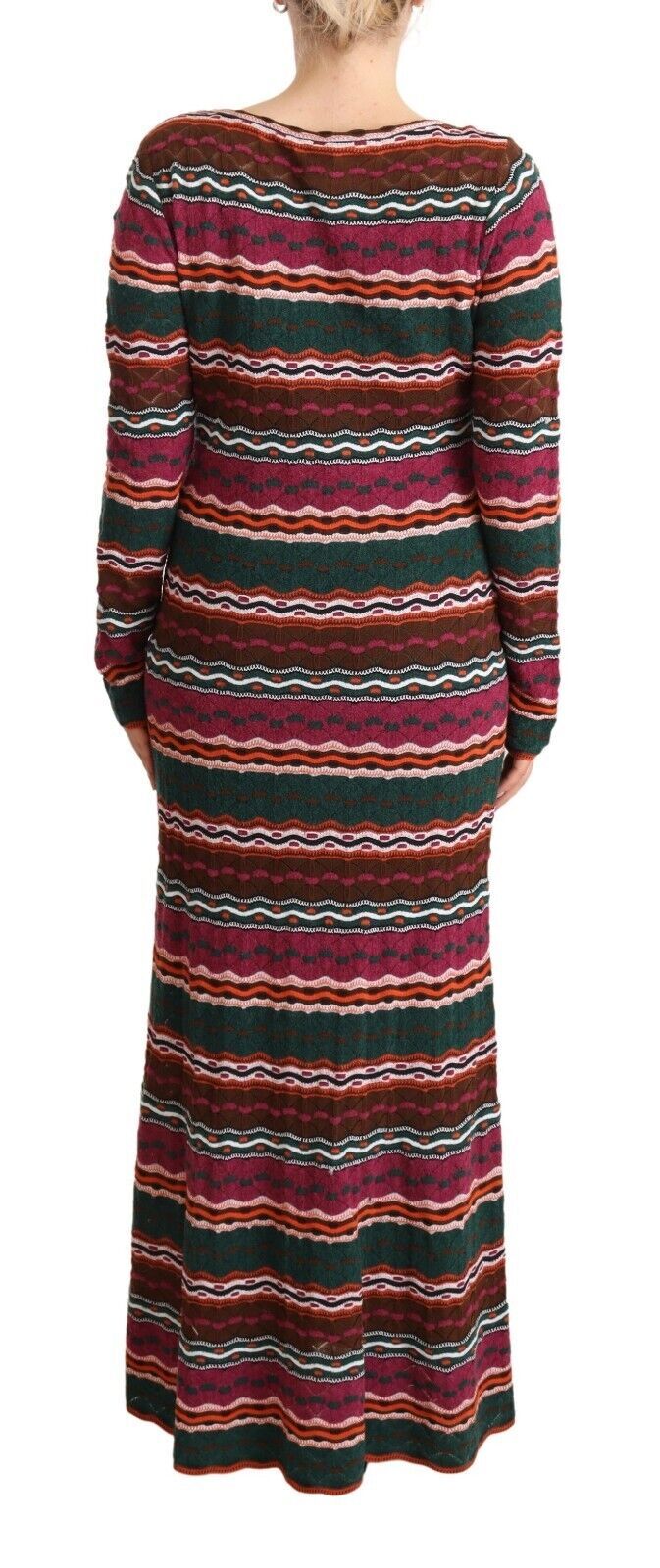 Missoni Multicolor Striped Wool Maxi Dress