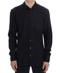 Dolce & Gabbana Purple Striped Cotton Pyjama Lounge Shirt