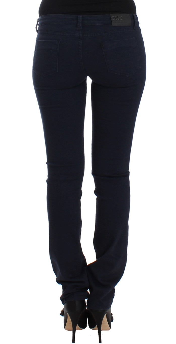 Costume National Blaue Jeans mit geradem Bein