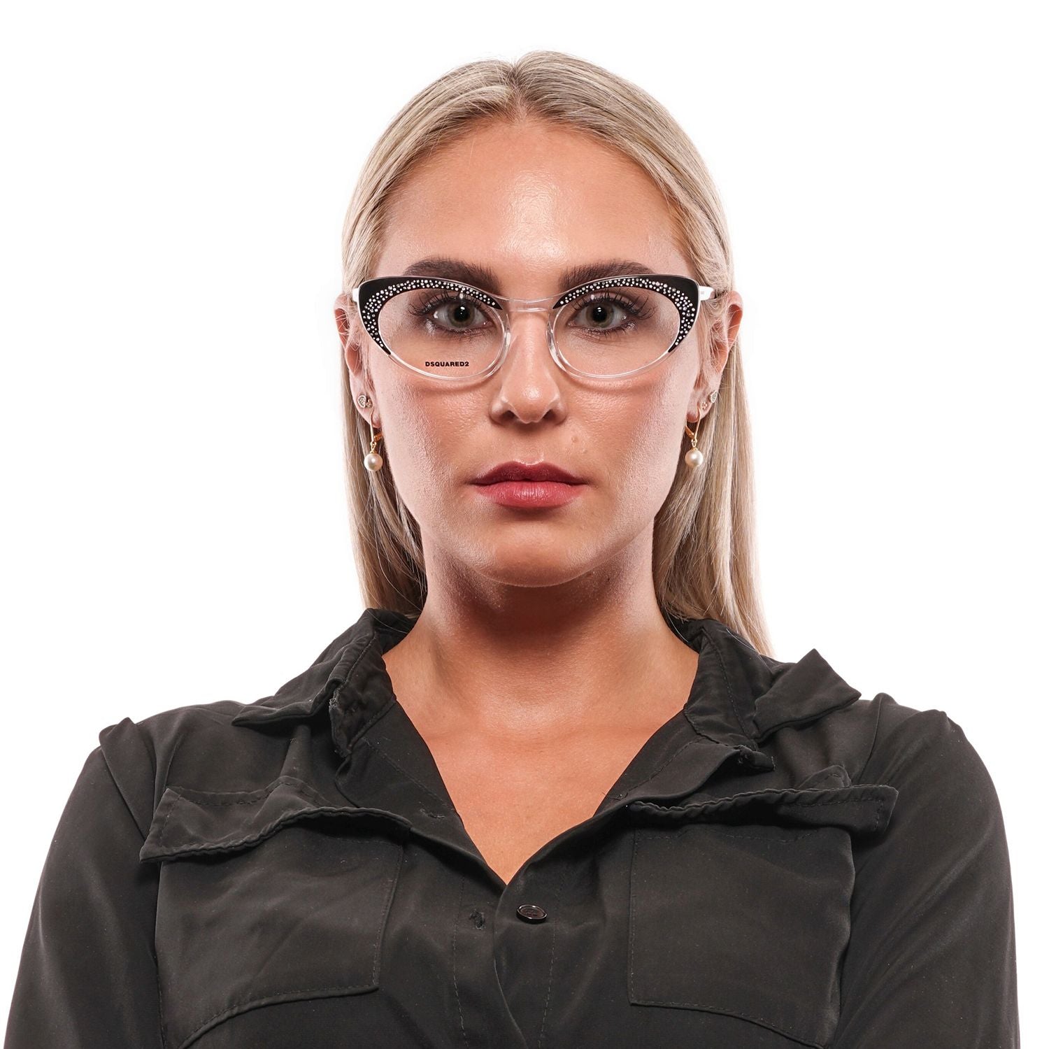 Dsquared² Chic Black Designer Eyeglasses with Full Rim