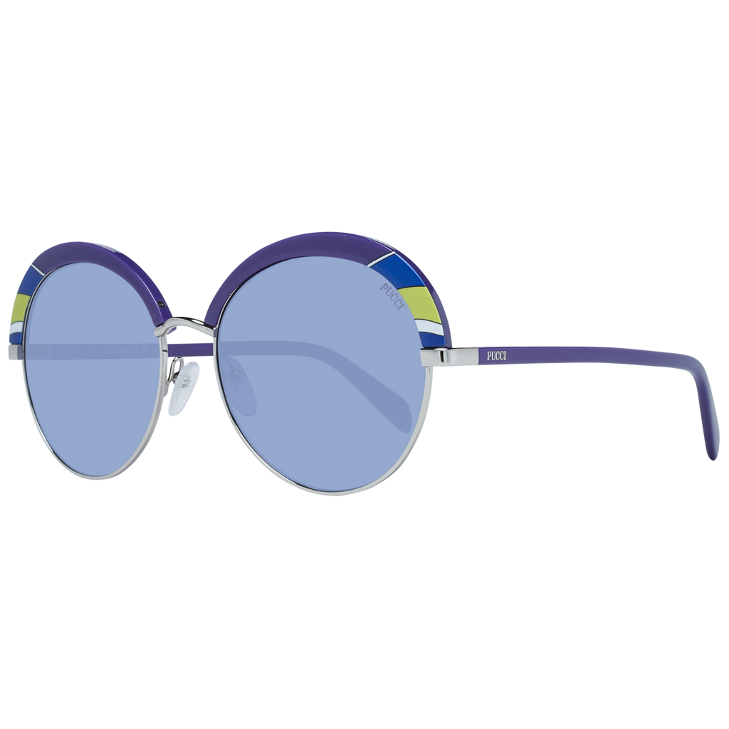 Emilio Pucci Lila Metall- und Kunststoff-Sonnenbrille