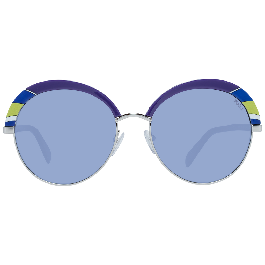Emilio Pucci Lila Metall- und Kunststoff-Sonnenbrille