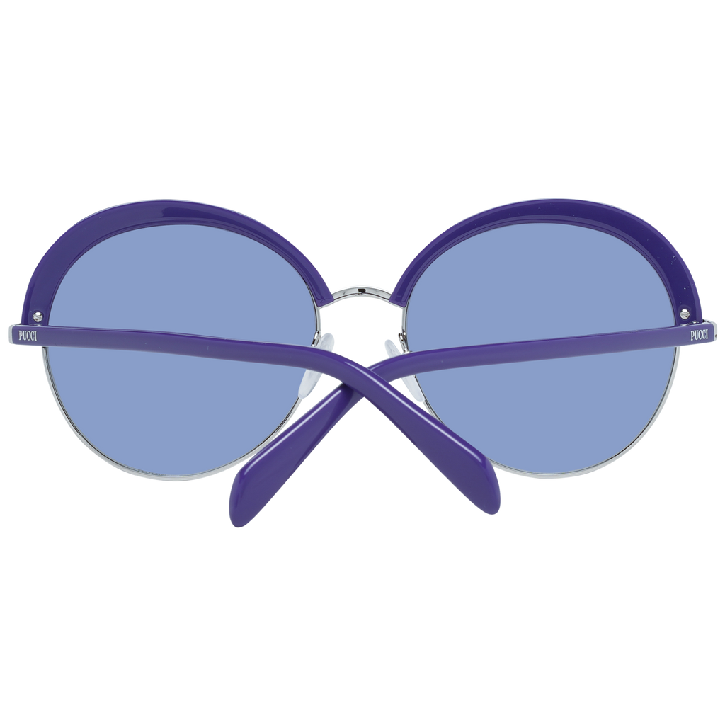 Emilio Pucci Lila Metall- und Kunststoff-Sonnenbrille
