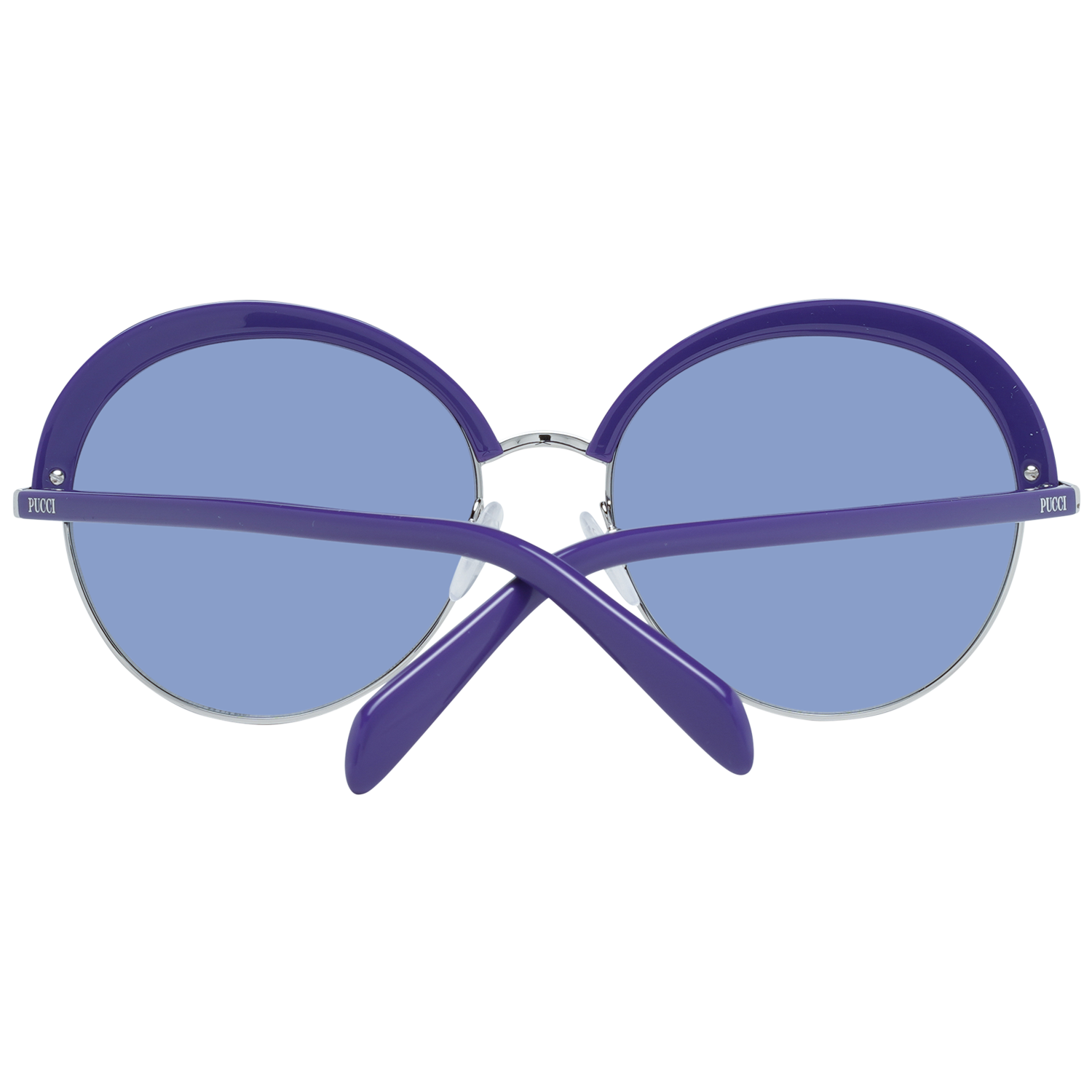 Emilio Pucci Lila Metall- und Kunststoff-Sonnenbrille