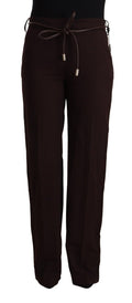 Patrizia Pepe Schwarze gerade formelle Hose mit hoher Taille