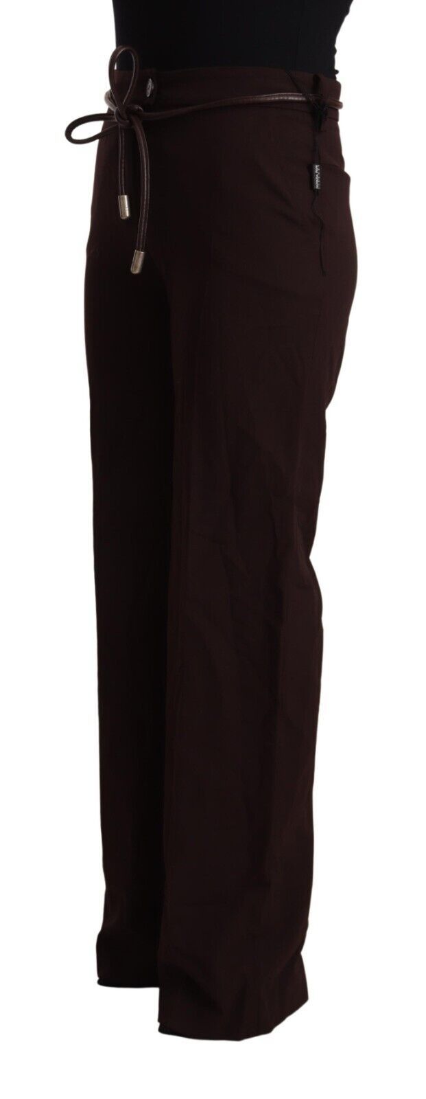 Patrizia Pepe Schwarze gerade formelle Hose mit hoher Taille