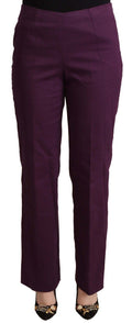 BENCIVENGA Violette konisch zulaufende Freizeithose mit hoher Taille