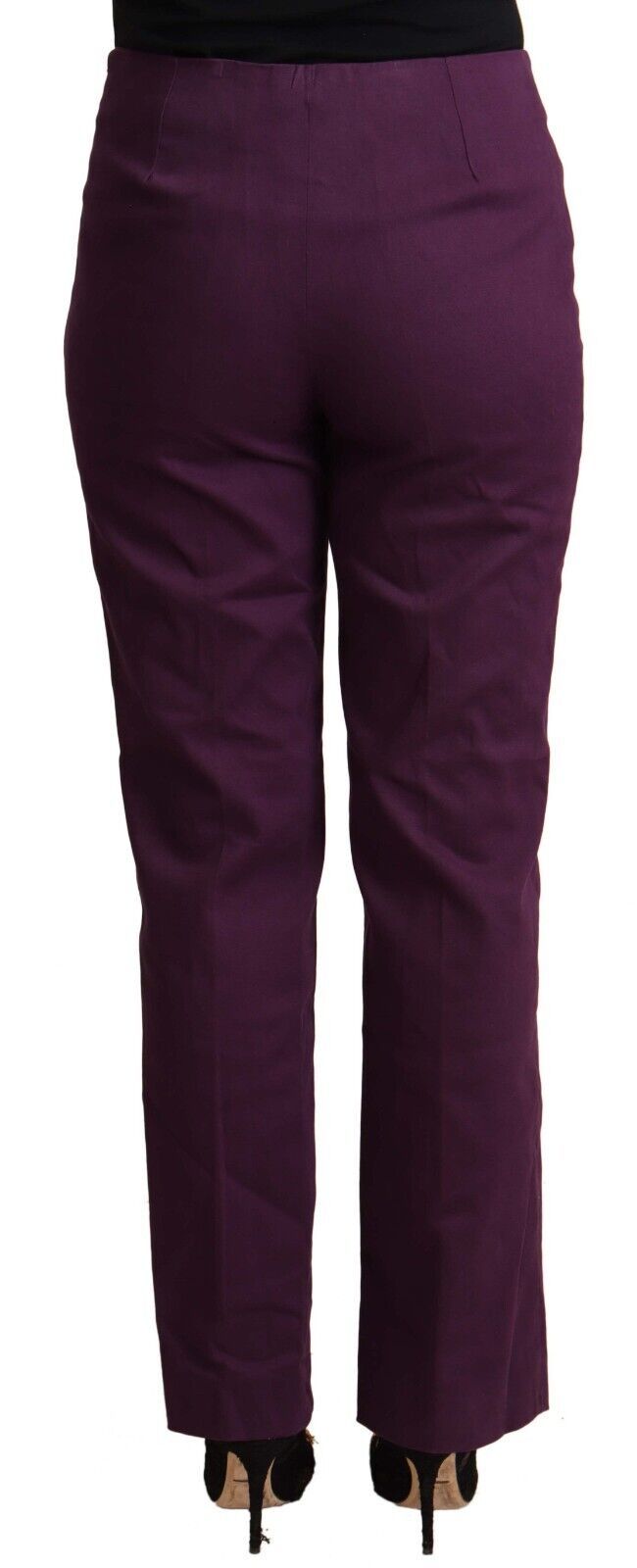 BENCIVENGA Violette konisch zulaufende Freizeithose mit hoher Taille