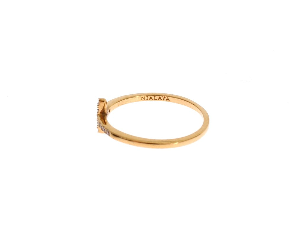 Nialaya Gold 925 Silber Ring