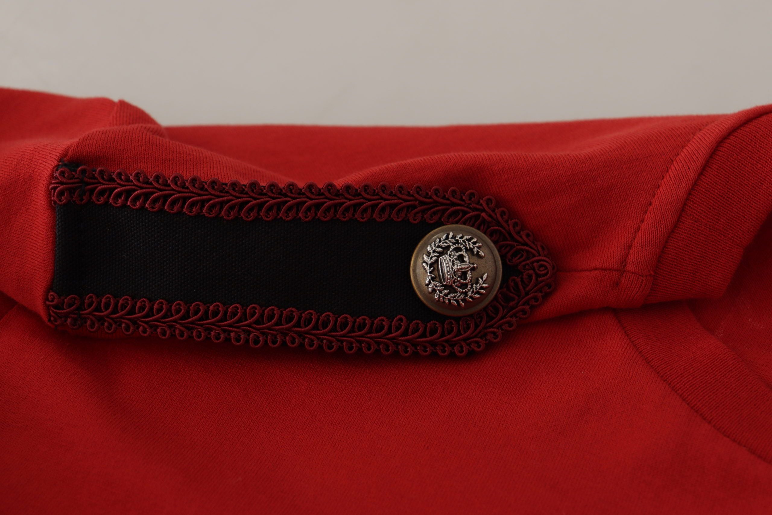 Dolce & Gabbana Red Amor Vincit Omnia Crewneck T-Shirt