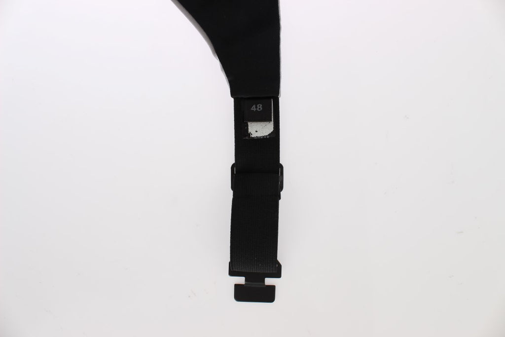 Dolce & Gabbana Grauer Taillengürtel Seidenkummerbund