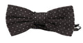 Dolce & Gabbana Grey Polka-Dot 100% Silk Bow Tie