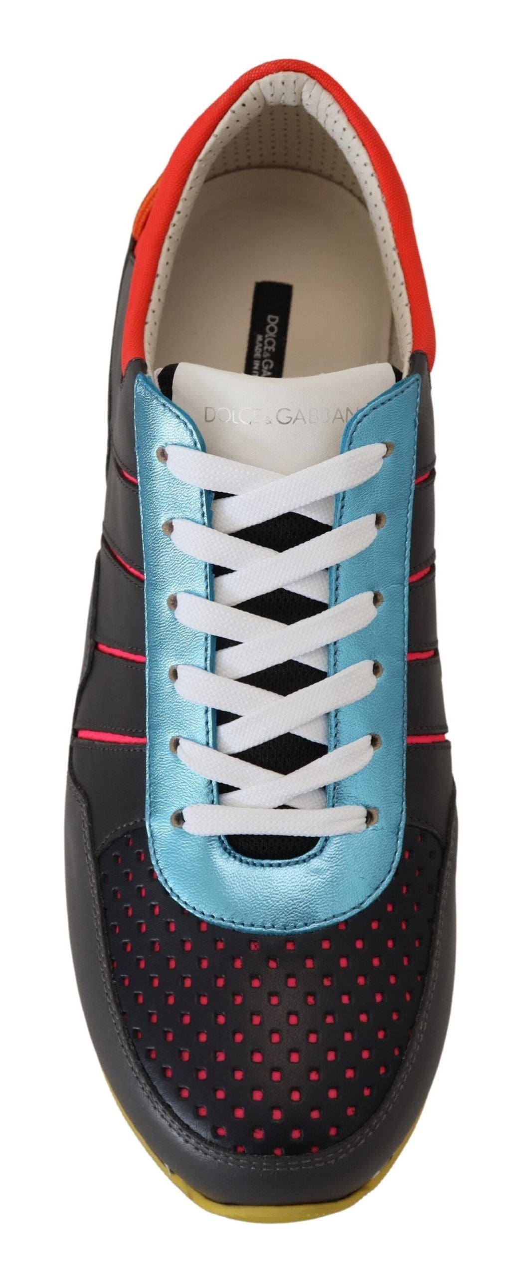 Dolce & Gabbana Multicolor Sport Low Top Schuhe Turnschuhe