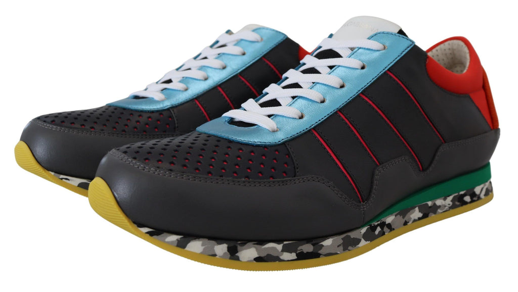 Dolce & Gabbana Multicolor Sport Low Top Schuhe Turnschuhe