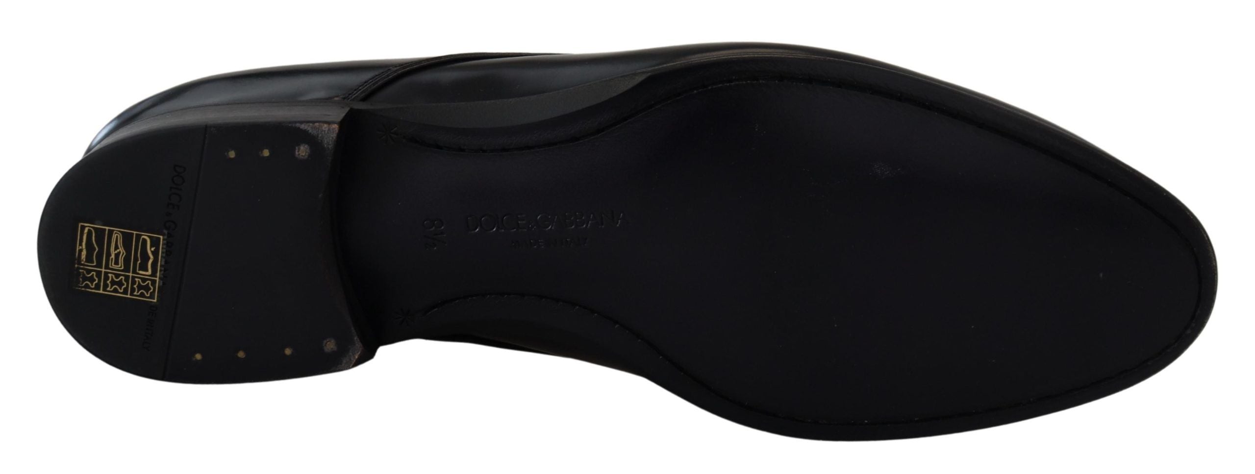 Dolce & Gabbana Black Leather Formal Shoes