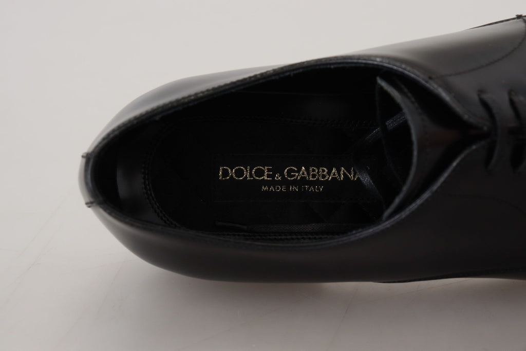 Dolce & Gabbana Black Leather Formal Shoes