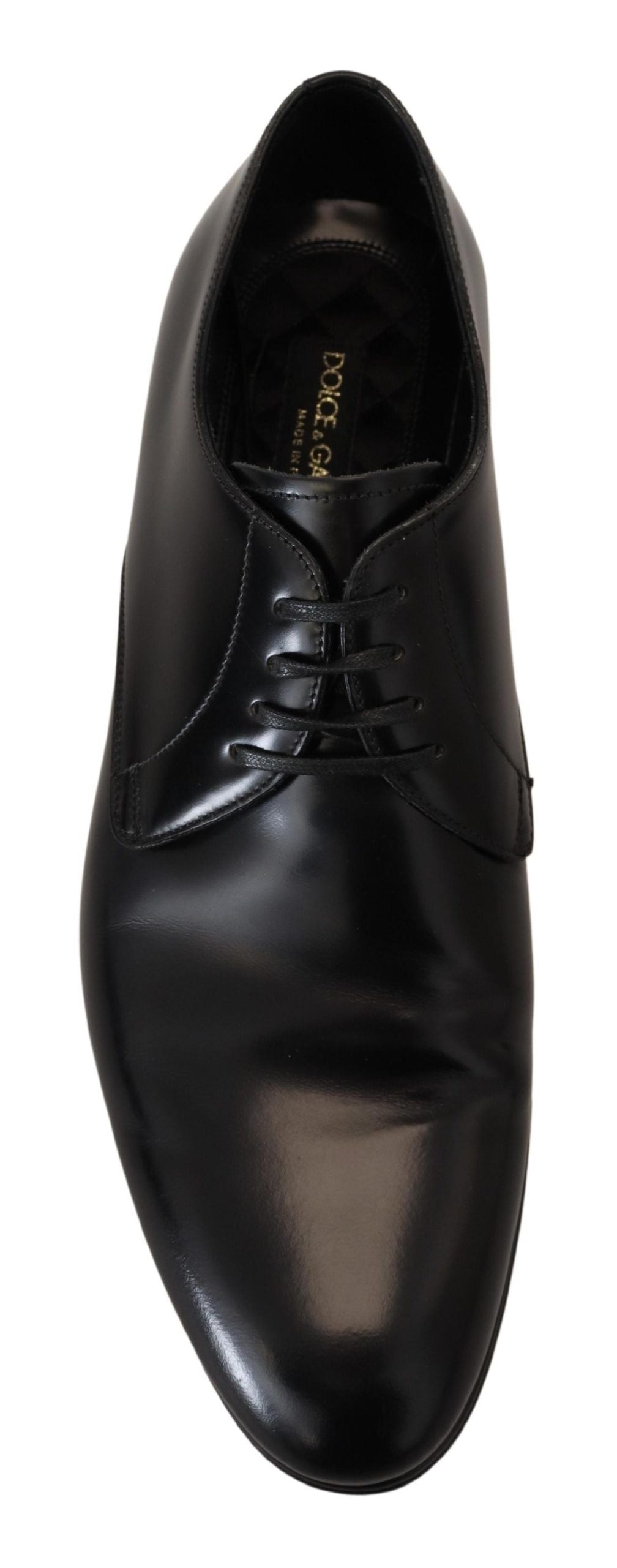 Dolce & Gabbana Black Leather Formal Shoes