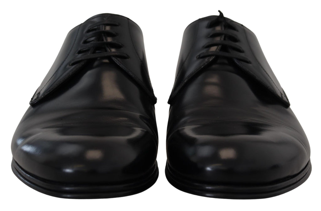 Dolce & Gabbana Black Leather Formal Shoes