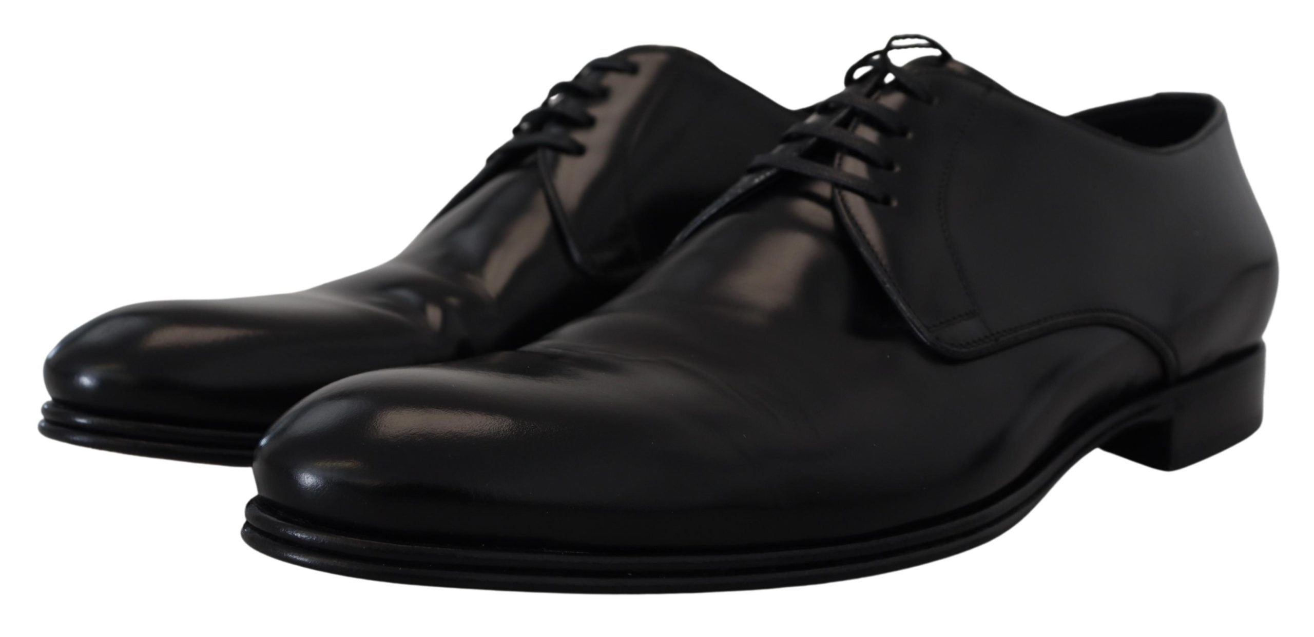 Dolce & Gabbana Black Leather Formal Shoes