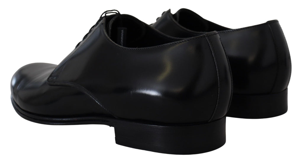 Dolce & Gabbana Black Leather Formal Shoes
