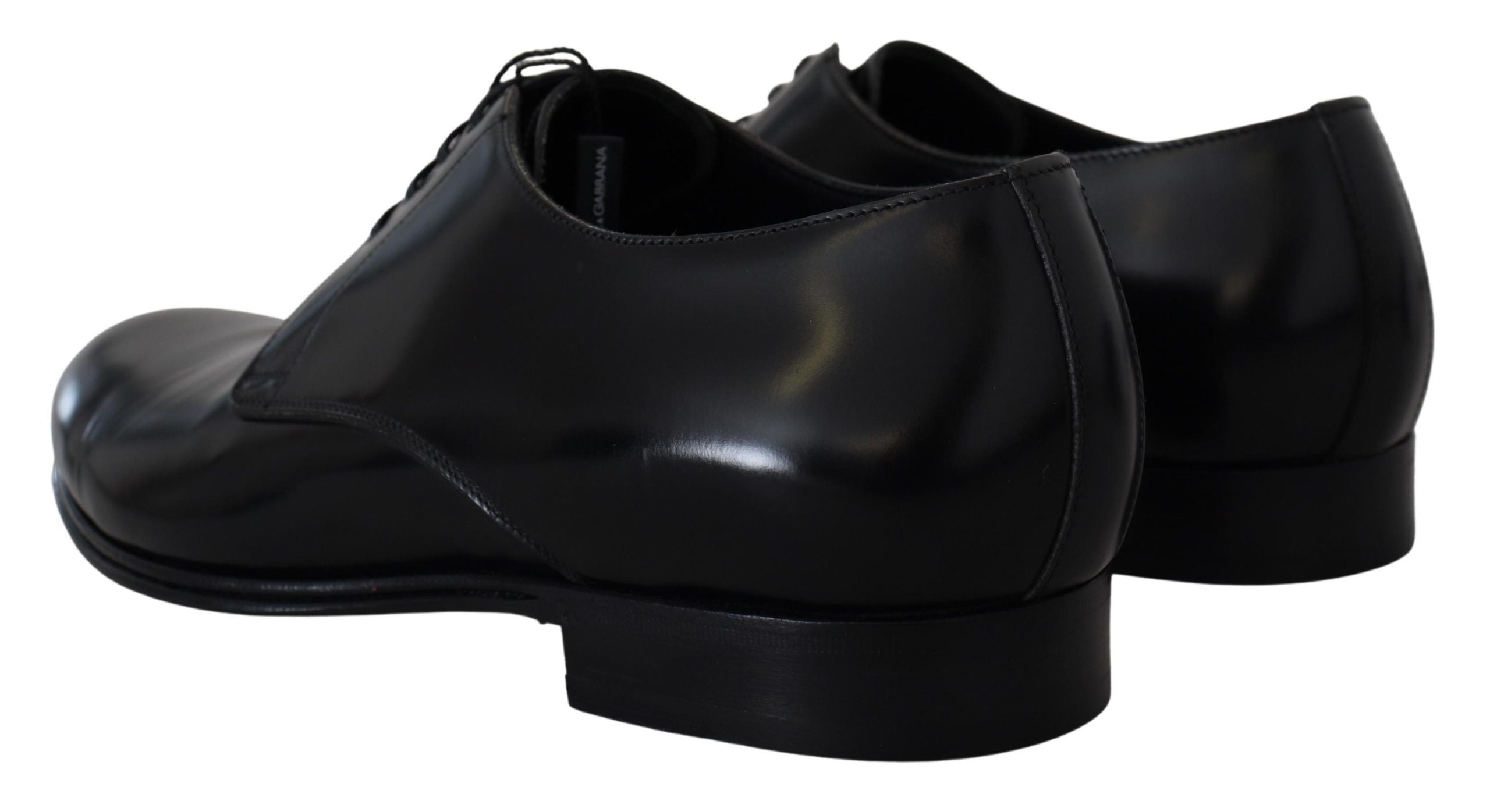 Dolce & Gabbana Black Leather Formal Shoes