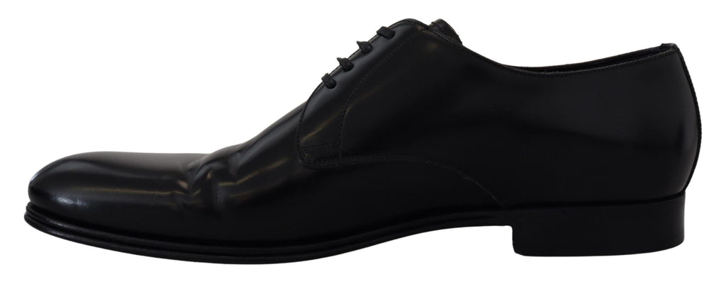 Dolce & Gabbana Black Leather Formal Shoes