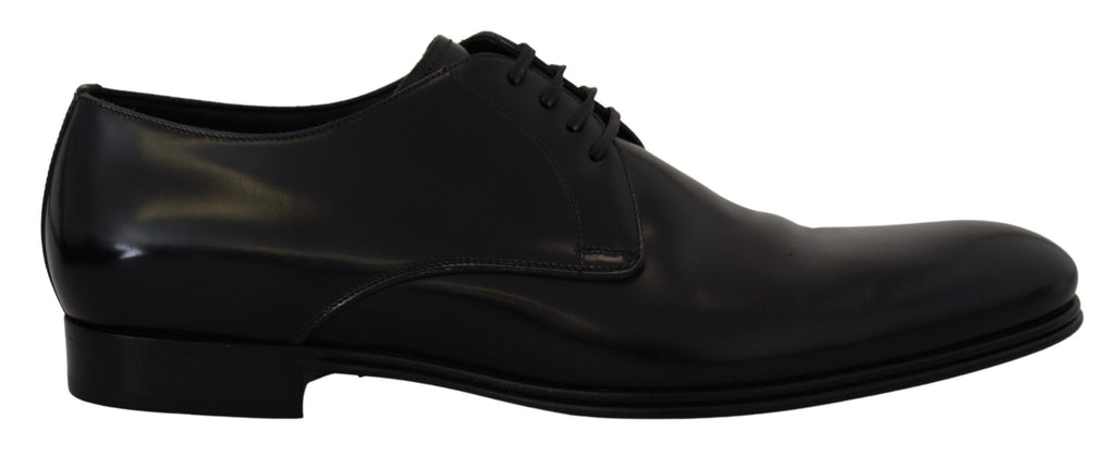 Dolce & Gabbana Black Leather Formal Shoes