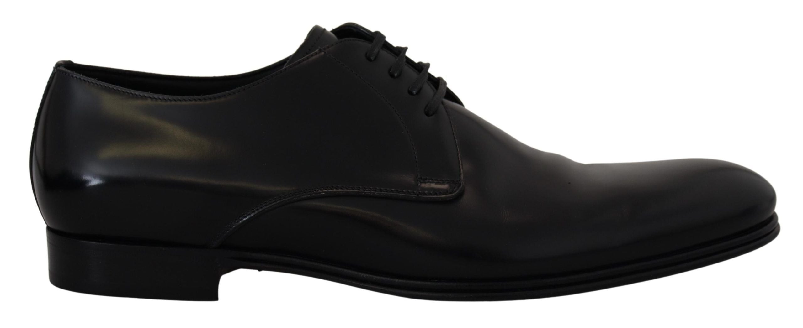 Dolce & Gabbana Black Leather Formal Shoes
