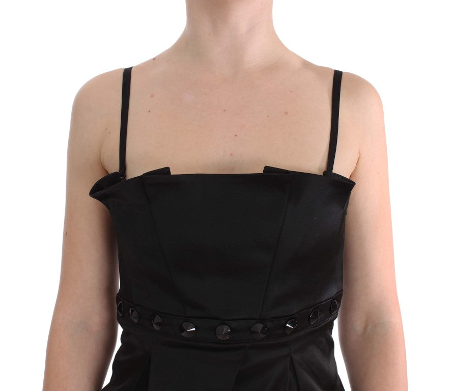 Outer Black Tank Party Evening Top Blouse