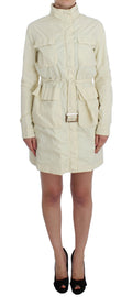 P.A.R.O.S.H. Beige Weatherproof Trench Coat