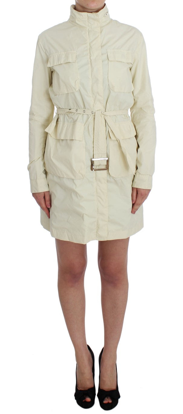 P.A.R.O.S.H. Beige Weatherproof Trench Coat