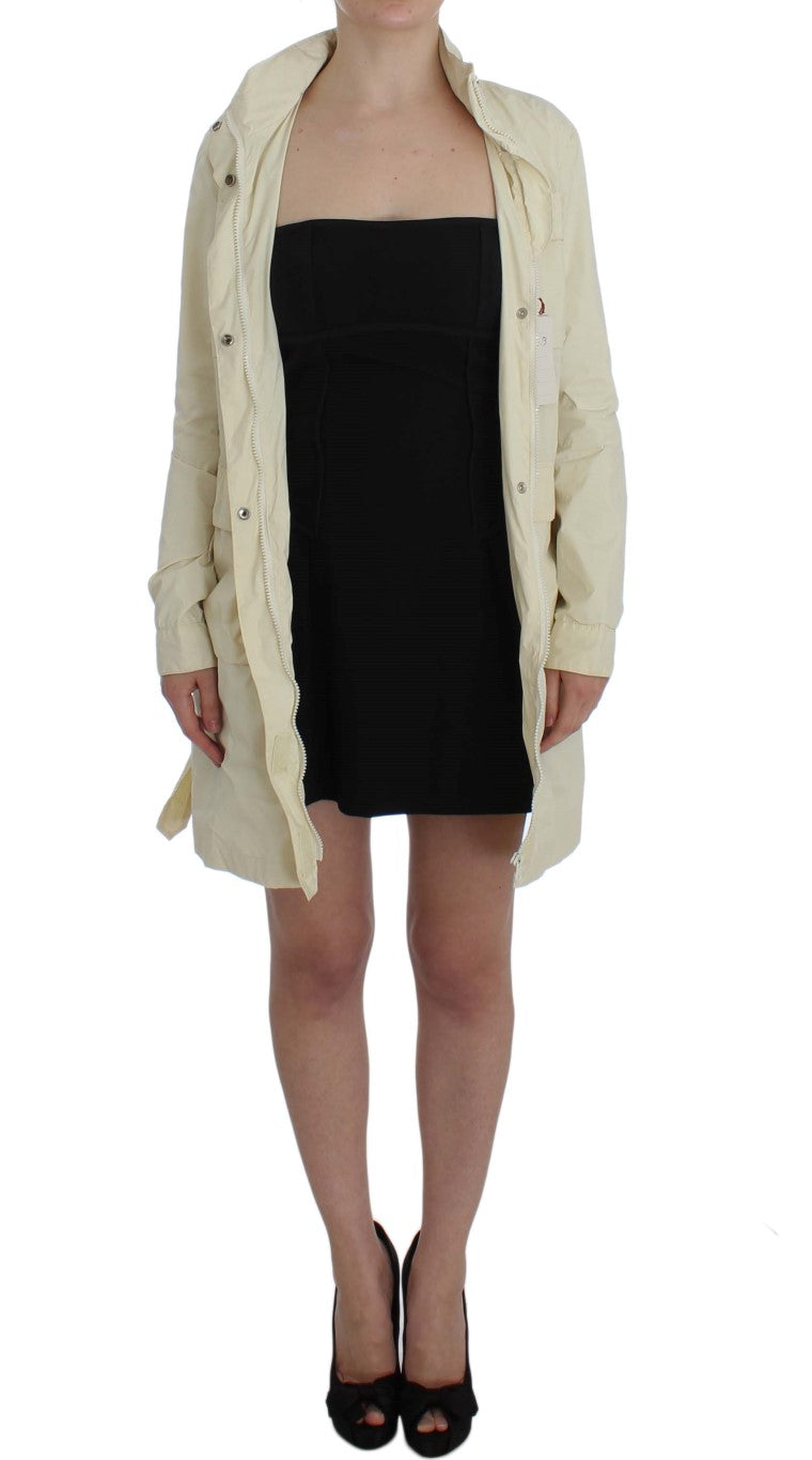 P.A.R.O.S.H. Beige Weatherproof Trench Coat