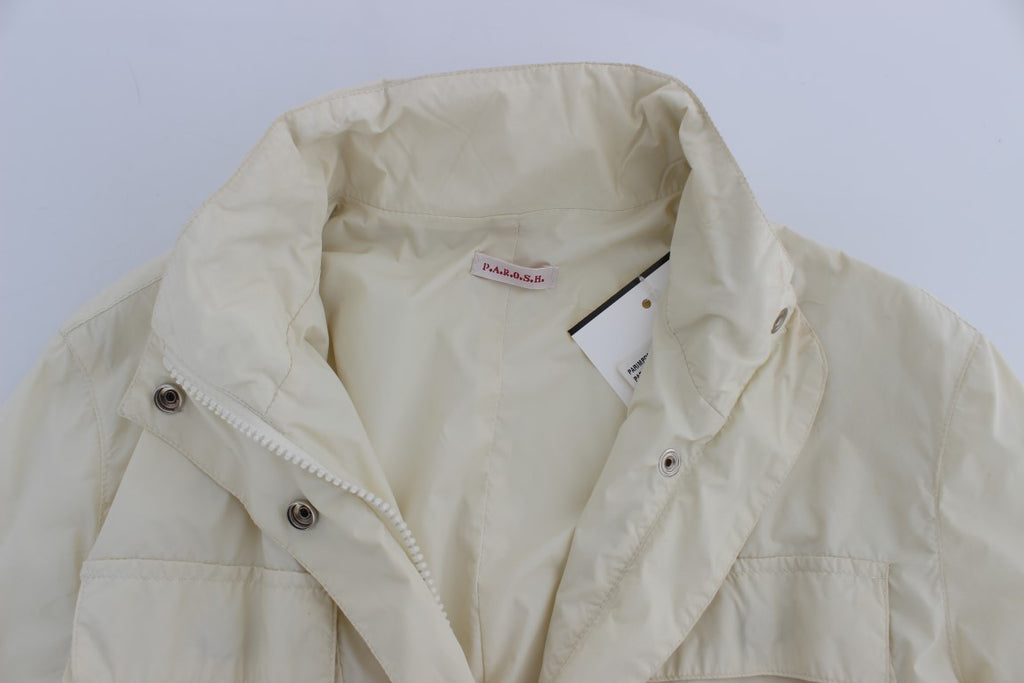 P.A.R.O.S.H. Beige Weatherproof Trench Coat