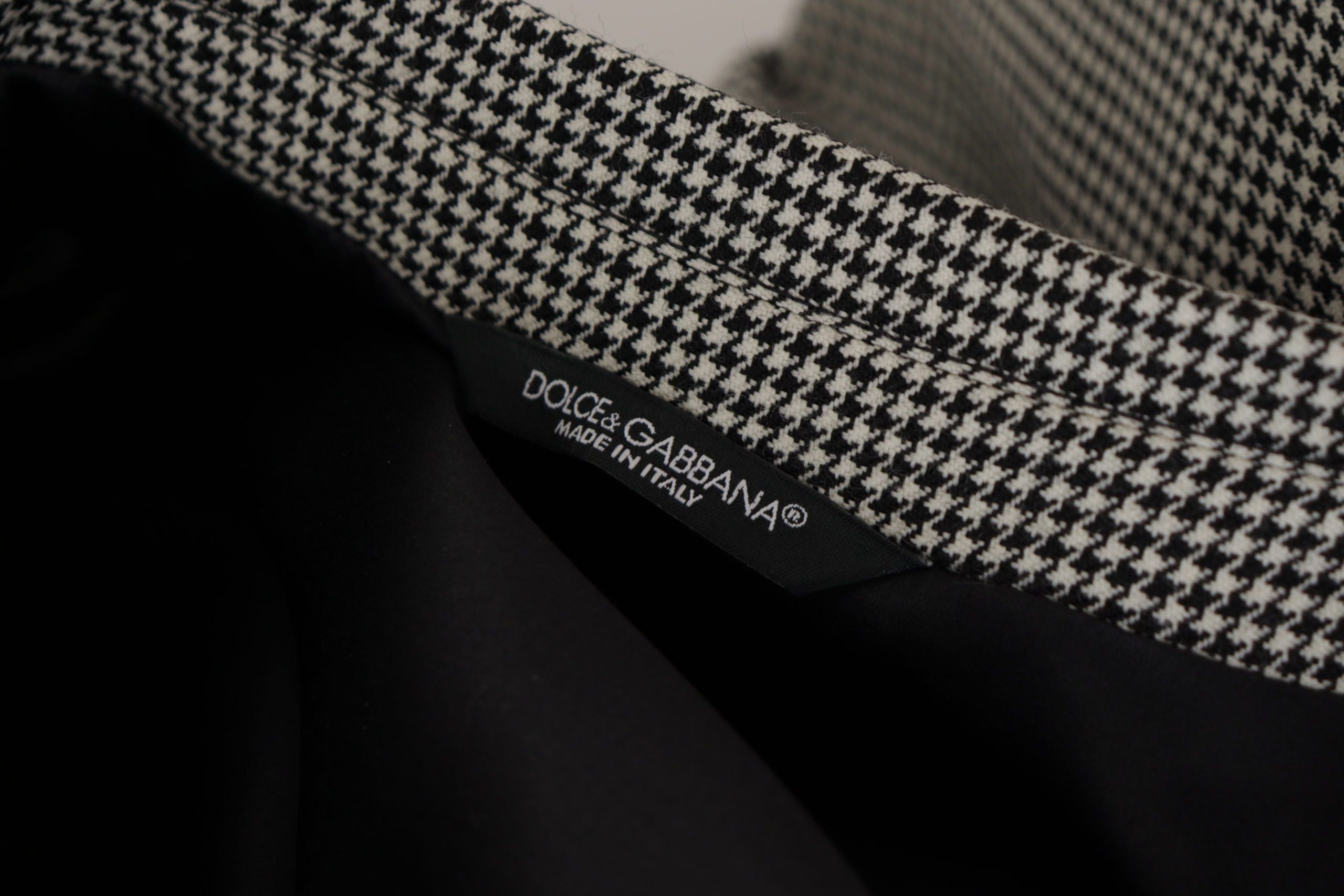 Dolce & Gabbana Grey Plaid Single-Breasted Blazer