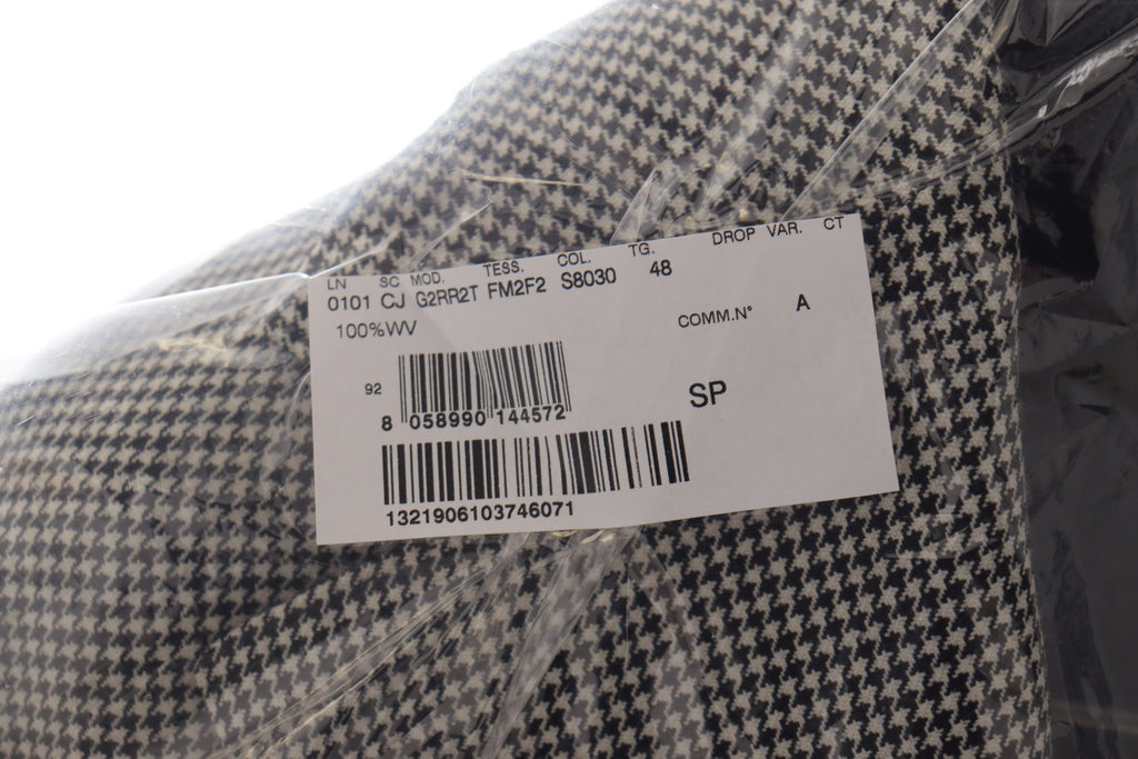 Dolce & Gabbana Grey Plaid Single-Breasted Blazer