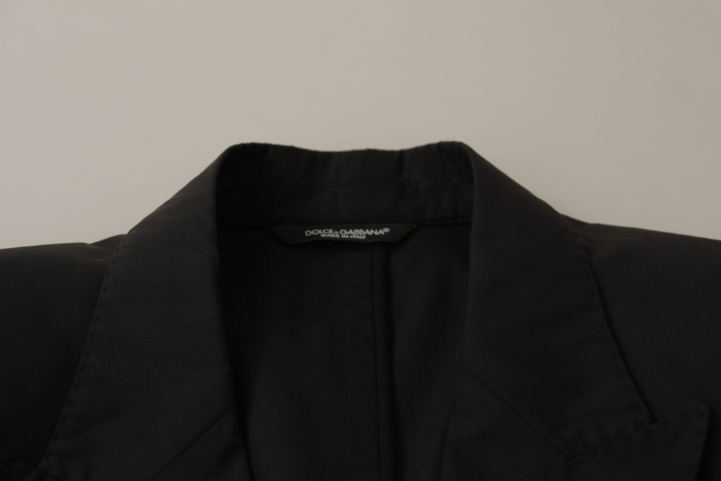 Dolce & Gabbana Schwarzer einreihiger TAORMINA-Blazer