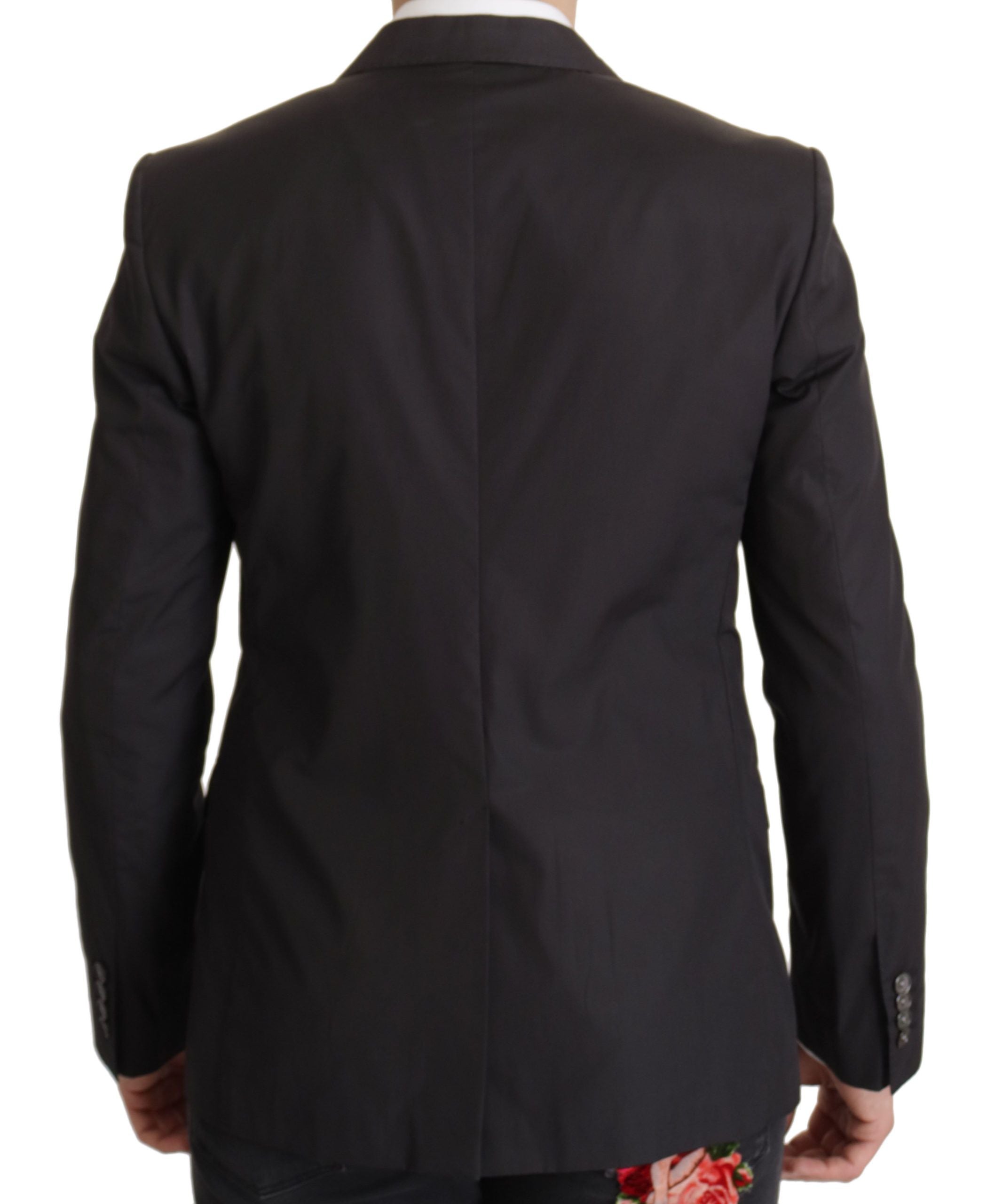 Dolce & Gabbana Schwarzer einreihiger TAORMINA-Blazer