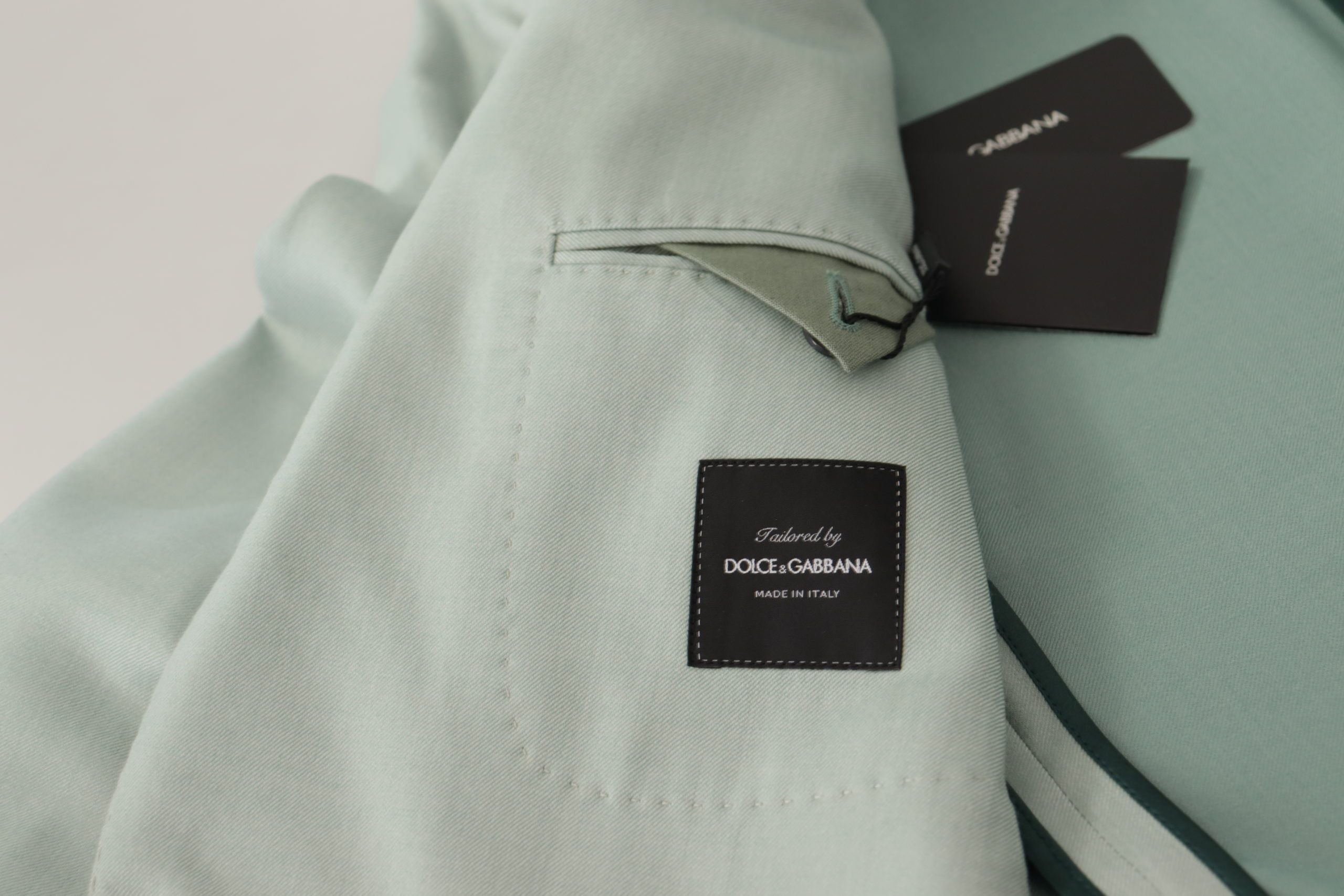 Dolce & Gabbana Green Cashmere Jacket Blazer