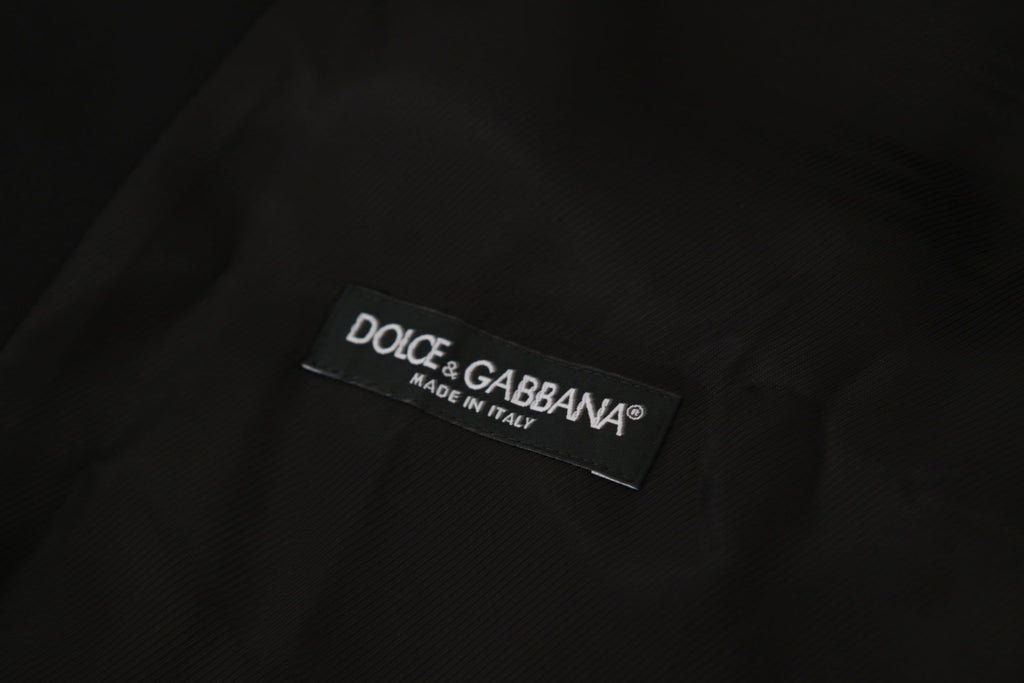 Dolce & Gabbana Schwarze Jacke Weste 2 Stück MARTINI Blazer