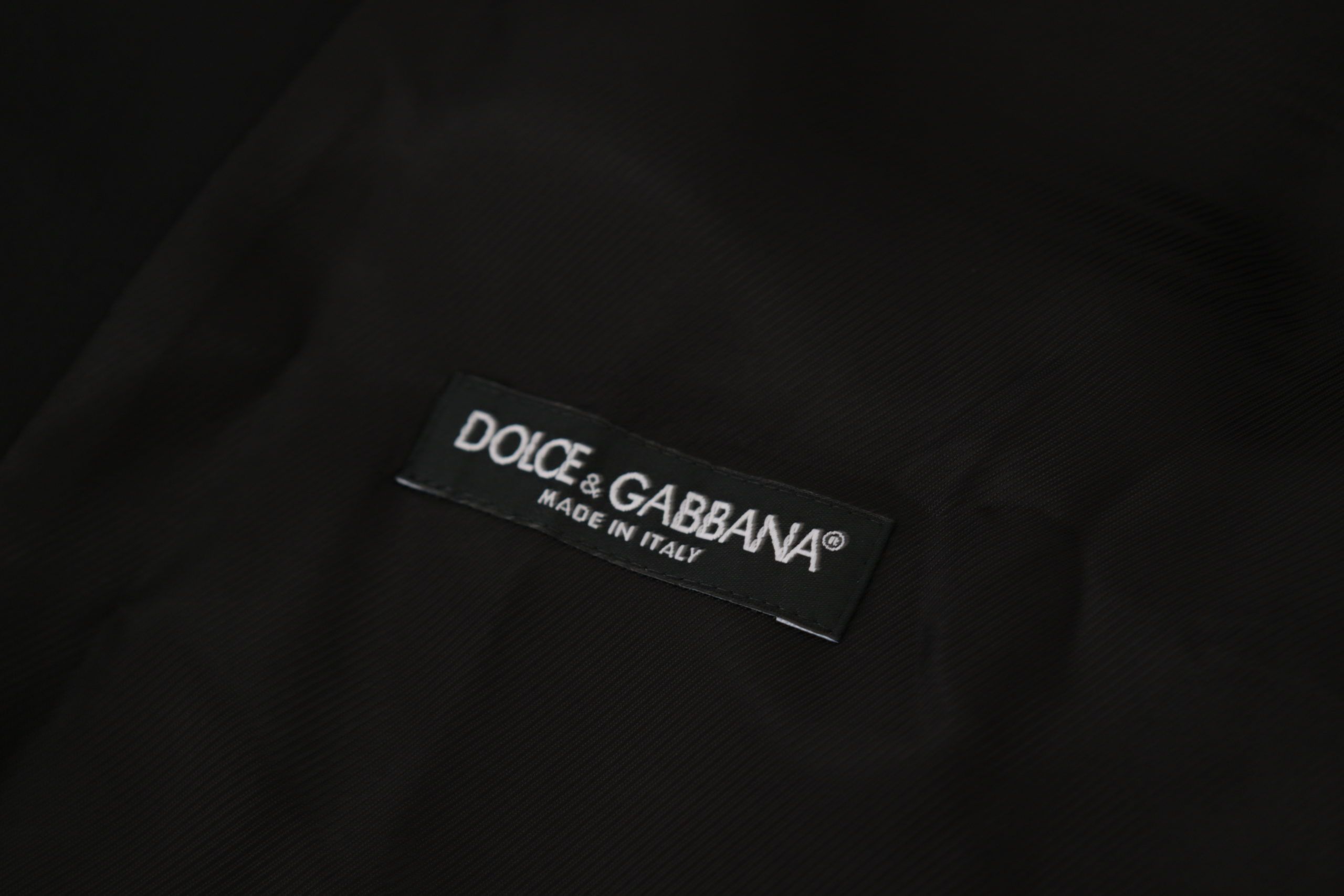 Dolce & Gabbana Schwarze Jacke Weste 2 Stück MARTINI Blazer