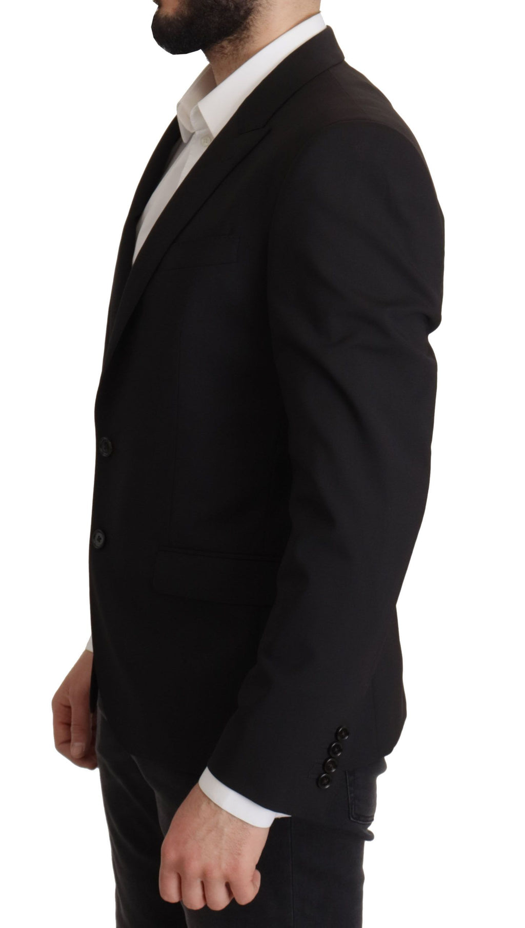Dolce & Gabbana Black Single-Breasted MARTINI Blazer